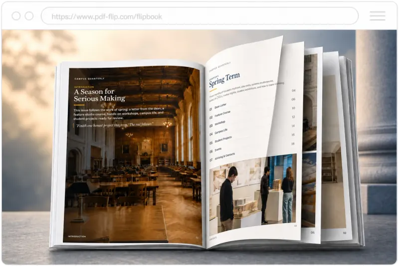 Education Magazine Example