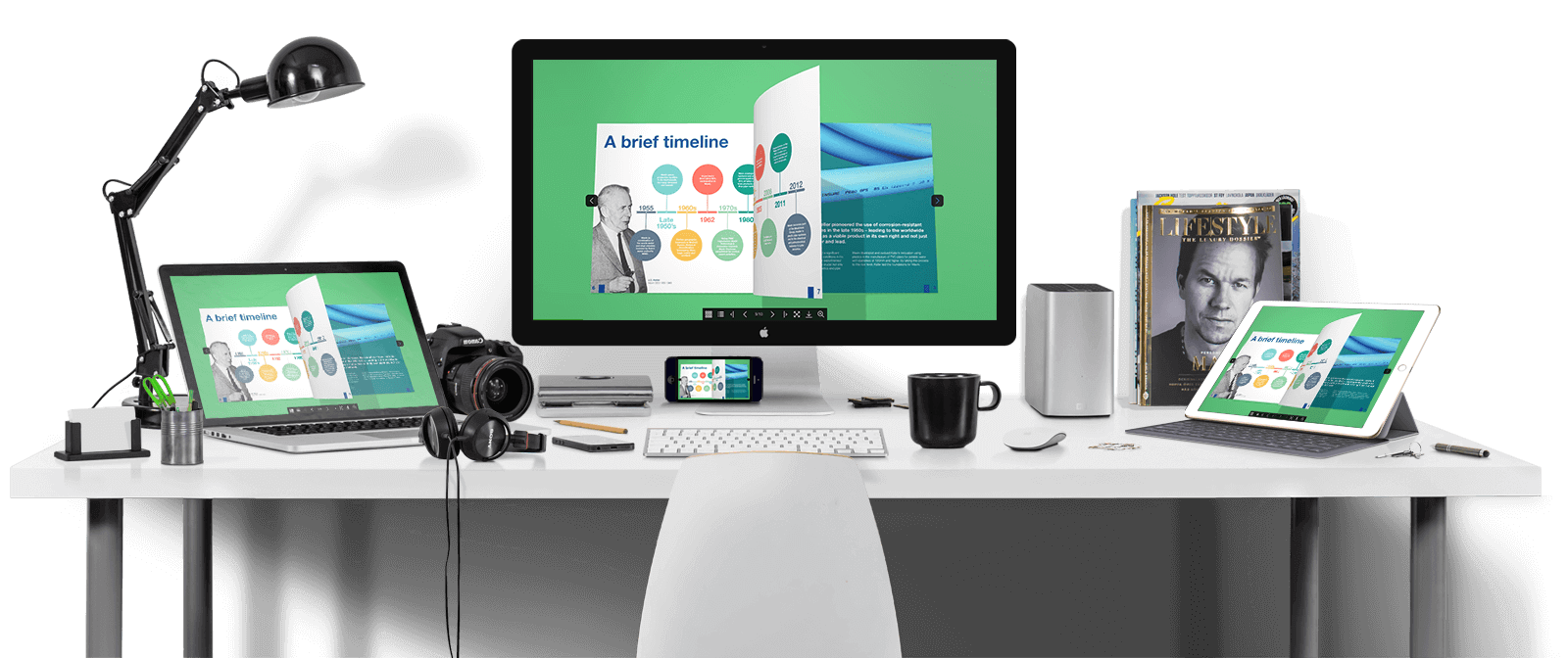 PDF Flip dashboard for creating and managing flipbooks