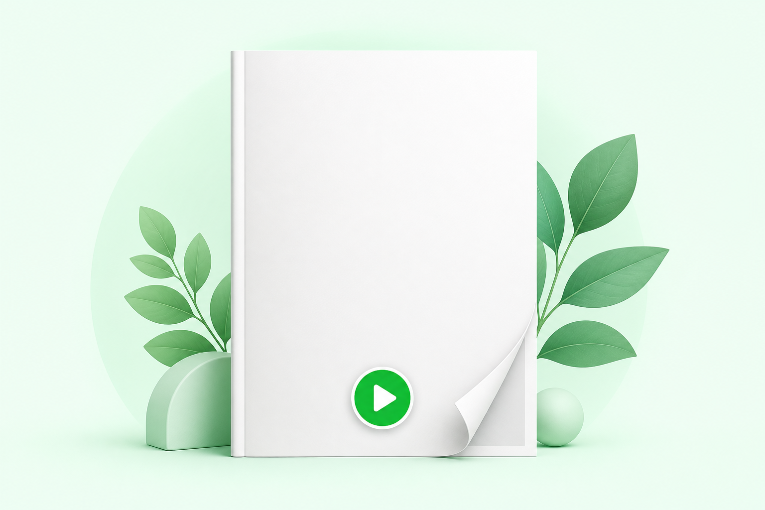 Interactive cover element for website